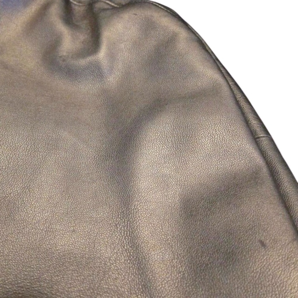 Y2K Coach Bag - Ali Large - Metallic Gold Leather Satchel Messenger Crossbody - Picture 5 of 7